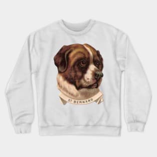 St Bernard Dog Crewneck Sweatshirt